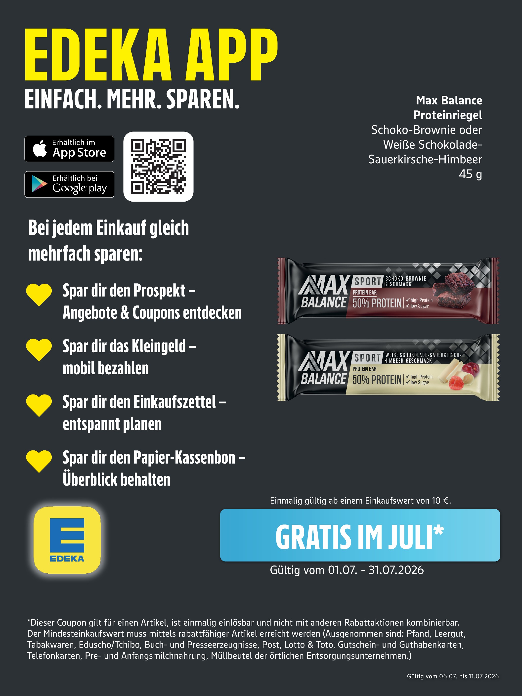 EDEKA Prospekt für Lasbek: Top Angebote, 6 Seiten, 06.07.2026 - 11.07.2026